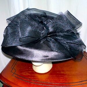 Elegant Women’s Church Hat - Black
